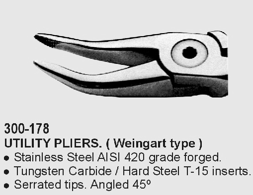 Utility Plier (weingart type)